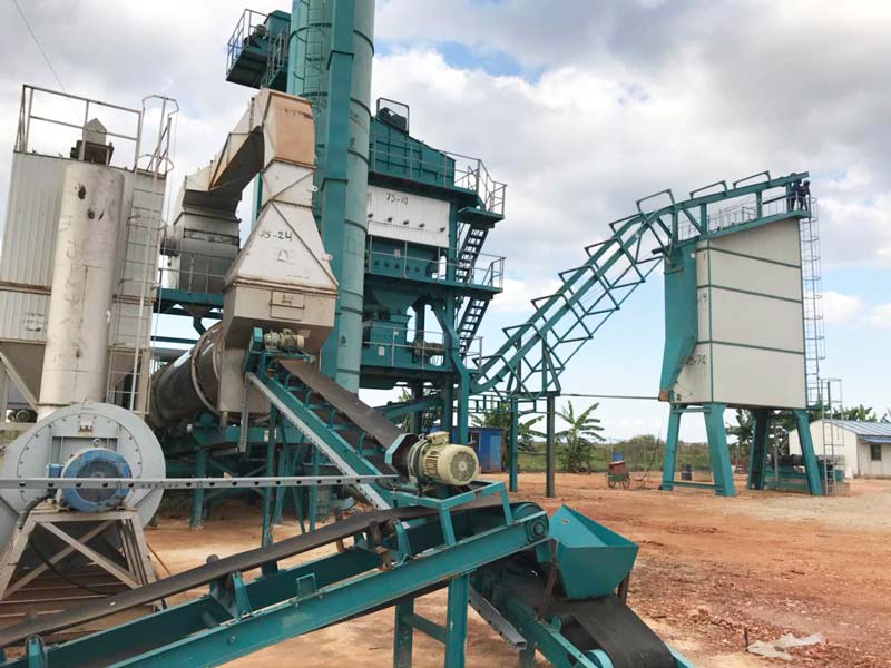 Xitong asphalt plant successfully completed the installation and acceptance in Congo (DRC)